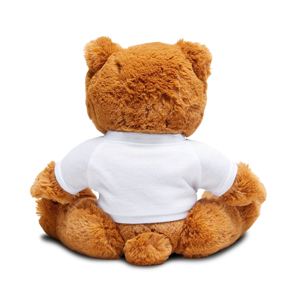 Valentine Heart Teddy Bear Plush with Custom T‑Shirt