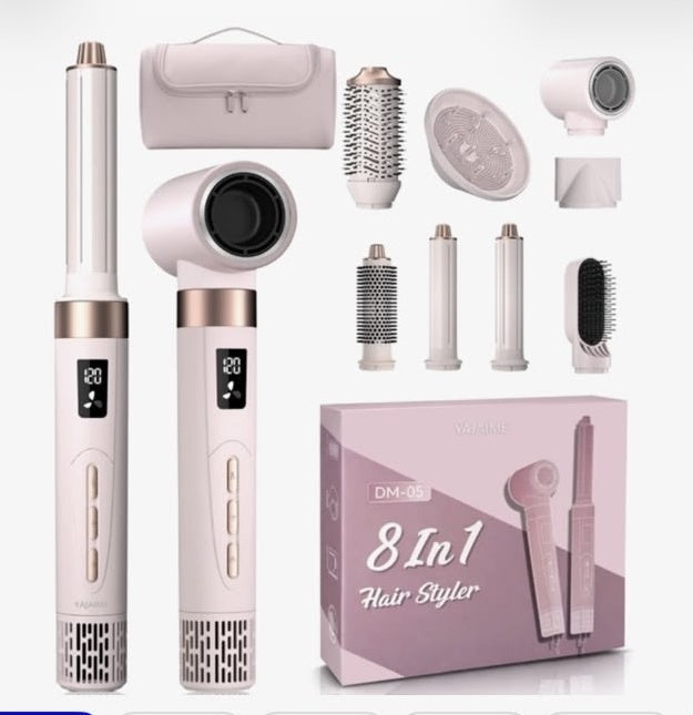 Niyara DM-05 8-in-1 Air Hair Styler pink rose gold