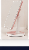 Niyara LED folding makeup mirror lifestyle image